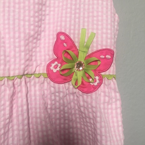 RARE EDITIONS Girls 6x Gingham Sundress - Picture 6 of 12